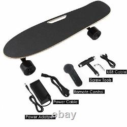 Ancheer Portable Electric Skateboard with Wireless Handheld Remote Control 350W