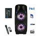 Befree Sound 2x10portable Bluetooth Powered Pa Party Dj Speaker With Mic&lights