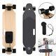 Black 35 Electric Skateboard Longboard 350w Wireless Remote Control Maple Deck