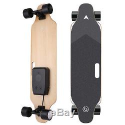 Black 35 Electric Skateboard Longboard 350W Wireless Remote Control Maple Deck