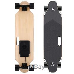 Black 35 Electric Skateboard Longboard 350W Wireless Remote Control Maple Deck
