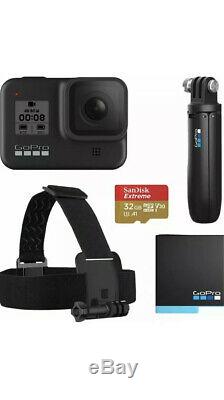 Brand New GoPro HERO8 Black 4K Waterproof Action Camera Special Bundle Black