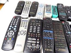 Bulk Remote Controls, 100 with Backs, Tested Good, Various Brands & Various Uses