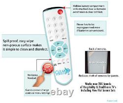 CLEAN REMOTE CR1 Universal TV Remote Control, Pack Of 25 FREE SHIPPING NEW