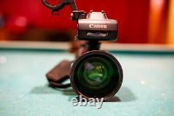 Canon XA10 64 GB with Extra Batteries, Wide Angle Lens, and more