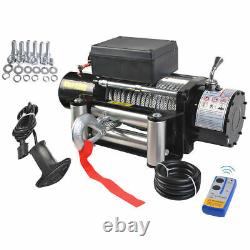 Classic 9500lbs 12V Electric Recovery Winch Truck Free Wireless Remote Control