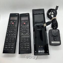 Control 4 System Remote Control Black(2) C4-SR250B-Z-B withCharging Dock And Cable