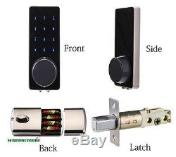 Digital Electronic Code Door Lock Mechanical Keys Remote Control Security Lock
