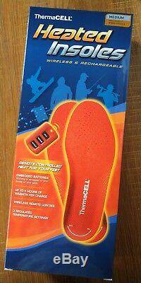 Discount-Thermacell Heated Insoles Wireless&Rechargeable Remote-Controlled