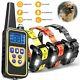 Dog Shock Training Collar Rechargeable Remote Control Trainer Waterproof 2600 Ft