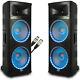 Dolphin Spx-280bt Dj Speaker Set Active/active Pair With 25 Foot Xlr Cable