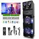 Dual 10bt Portable Party Bluetooth Speaker Rechargeable Withremote Control &wheel