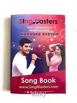 ENGLISH KARAOKE MACHINE SingMasters Magic Sing, 13000 English Song, 2 Wireless Mic