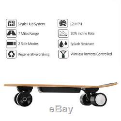 Electric Fish-Board Skateboard Transportation Wireless Handheld Remote Control