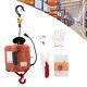 Electric Hoist Winch 1100lbs Electric Hoist With Wireless Remote Control 110 V
