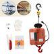 Electric Hoist Winch Portable Electric Winch 1100lbs Wireless Remote Control Usa