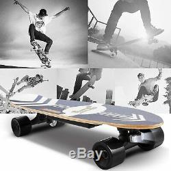 Electric Skateboard 350W Motor Longboard Board Wireless withRemote Control 3-Speed