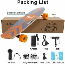 Electric Skateboard 350W Motor Longboard Board Wireless withRemote Control GIFT