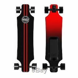 Electric Skateboard Longboard 18.6MPH Wireless Remote Control Dual Motor 4Wheels