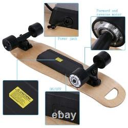 Electric Skateboard Longboard Scooter 4 Wheels With Wireless Remote Control AA