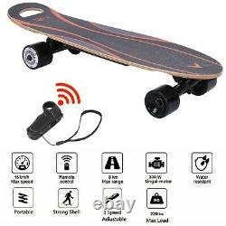 Electric Skateboard Longboard Scooter 4 Wheels With Wireless Remote Control AA