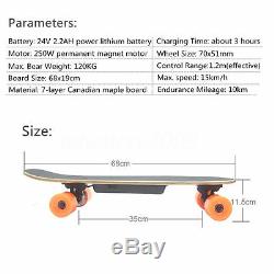 Electric Skateboard With Wireless Remote Control booster board motorized skate