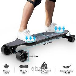 Electric Skateboard with Wireless Remote Control, 350W, 12.4 MPH, 7 Layers 30