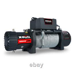 Electric Winch 12000 LBS Wireless Remote Control + One Hand Control Off-Road 4WD