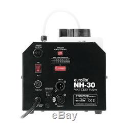 Eurolite NH-30 MK2 DMX Haze Machine inc Timer / Wireless Remote Control Hazer