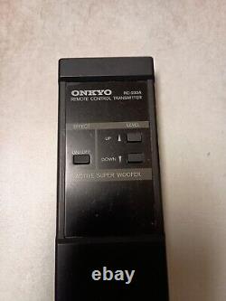 Extremely Rare Onkyo Remote Control Transmitter Rc-233a Fully Tested