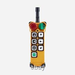 F24-6D 6 Buttons Double Speed Wireless Radio Industrial Remote Control for Crane