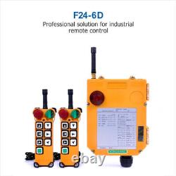F24-6D Dual Speed Radio Hoist Industrial Wireless EOT Crane Radio Remote Control