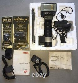 Fully Working Metz Mecablitz 45 CL-4 Handle Mount Flash, box + EXTRA ACCESSORIE