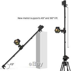 GVM 48'' Motorized Camera Slider with Wireless Remote Control, Electronic Dolly
