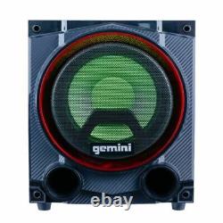 Gemini Audio 2000 Watt LED Bluetooth Party Home Theatre Stereo System Speaker