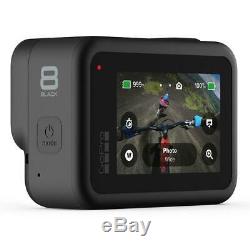 GoPro HERO8 Black Bundle with Shorty, Head Strap, Spare Batt, 32GB Card