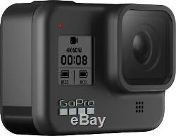 GoPro HERO8 Black Camera Includes Shorty, Head Strap, 32GB SD Card & 2 Batts