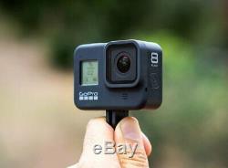 GoPro HERO8 Black Camera Includes Shorty, Head Strap, 32GB SD Card & 2 Batts