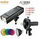 Godox 2.4g Ad200 Ttl Pocket Camera Flash + S2 Holder + Ad-s11 + Ad-s2