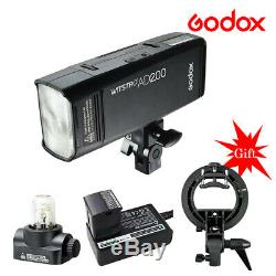 Godox AD200 2.4G TTL HSS Dual Head Pocket Speedlite Camera Flash For Sony Canon