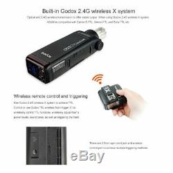 Godox AD200 2.4G TTL HSS1/8000s Dual Head Pocket Speedlite Outdoor Camera Flash