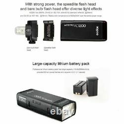 Godox AD200 TTL HSS 2.4G Double Head Pocket Speedlite Flash for Nikon Canon Sony