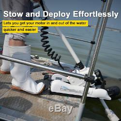 Haswing24V 80LBS 60Bow Mount Electric Trolling Motor & Wireless Remote Control