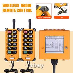 Industrial Wireless Crane Radio Remote Control Lift Switch 12V-380V AC/DC Receiv