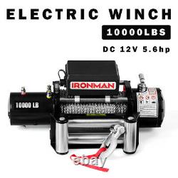 Ironmax 10000 lbs 12V Electric Recovery Winch Truck SUV Wireless Remote IP67