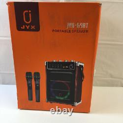 JYX JYX-69BT Gray Black True Wireless Remote Control Portable Speaker Used