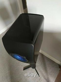 KEF LS50 Wireless Speakers Gloss Black/Blue