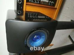 KEF LS50 Wireless Studio Bookshelf Speakers Gloss Black/Blue