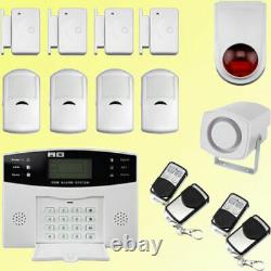 LCD Security Wireless Mobile SIM GSM Autodial Home House Burglar Intruder Alarm