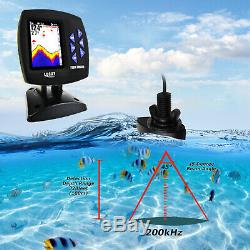 LUCKY Fish Finder Wireless Remote Control 300m/ 980ft Color Display Boat Fishing